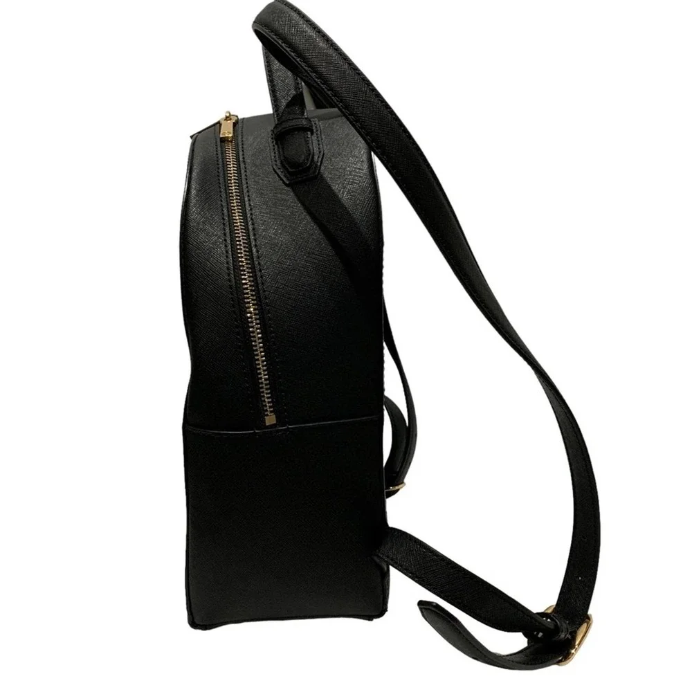 Tory Burch - Leather Black Emerson Backpack, EUC - Picture 2 of 12